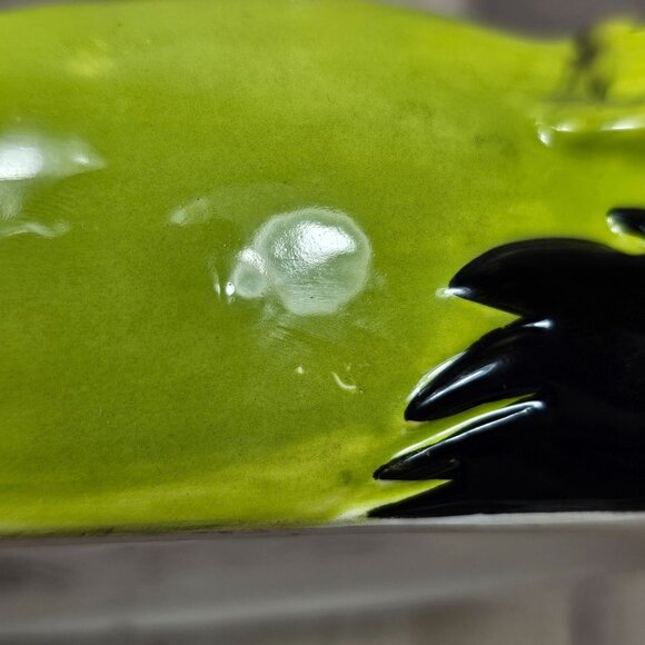 Dept 56 Frankenstein Candy Dish Halloween Green Black Monster Department - Picture 12 of 12